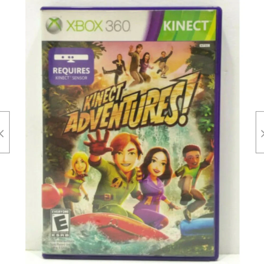 Kinect Adventures (Microsoft Xbox 360, 2010) Video Game 5034E1M